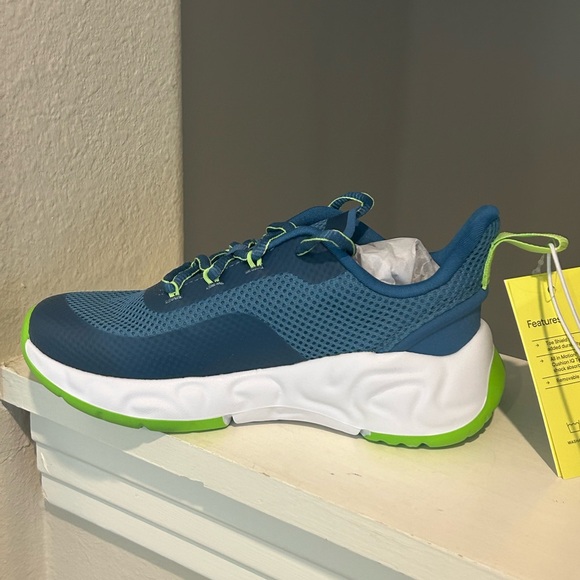 All In Motion Kids Camren Athletic Performance Fashion Sneakers Blue Youth Sz 13 - Picture 3 of 9